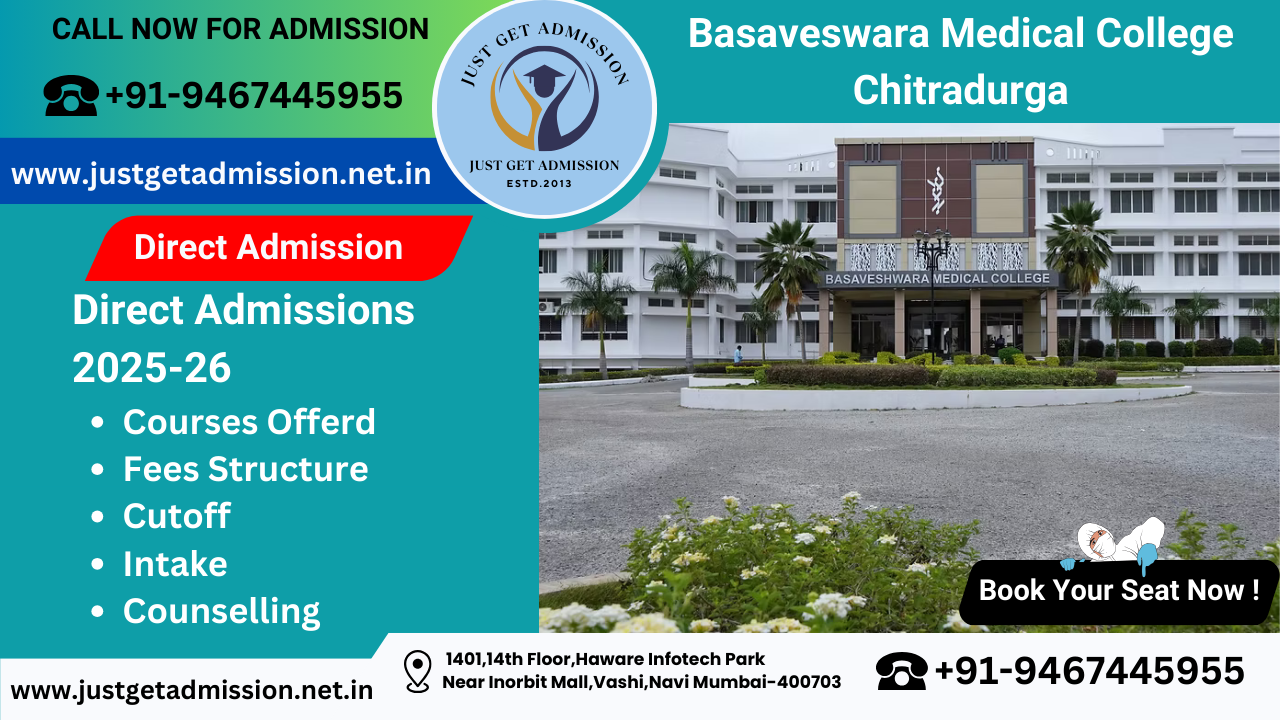 Basaveswara Medical College Chitradurga NEET PG 2025-26 : Admission, Courses, Cut-off, fees, Bond, Stipend etc.